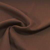 Dubbel crepe wol Kleur 111 choco bruin 