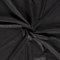 Stretch seude leder look zwart