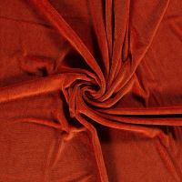 Bamboe fleece / badstof  brique