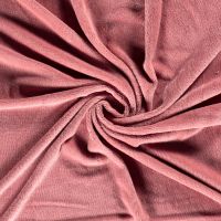 Bamboe fleece / badstof  oud rose