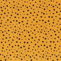 Tencel / lyocell bedrukt dots  oker geel