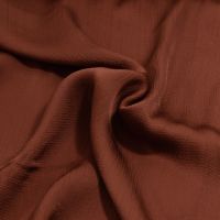 Bubble viscose satijn  Fibre mood brique