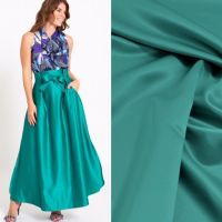Crepe satijn zee groen kleur 105