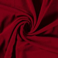 Crepe stretch extra grof van structuur donker rood