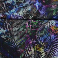 Exclusieve zijde Italiaans design abstract multi colors