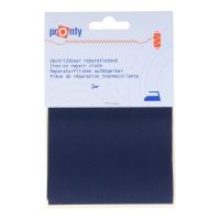 reparatiedoek keper katoen opstrijkbaar donker blauw