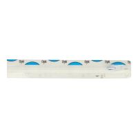30cm rits deelbaar optilon rits P60  bloktand kl 00009 wit
