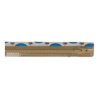 30cm rits deelbaar optilon rits P60  bloktand kl 00886 beige bruin