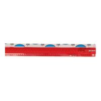 55cm rits deelbaar optilon rits P60  bloktand kl0722 rood