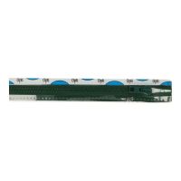 65cm rits deelbaar optilon rits P60  bloktand kl 00461 donker groen