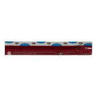 40cm rits deelbaar Optilon rits P60  bloktand kl 0750 bordeaux rood