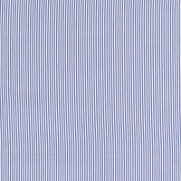 popline bedrukt streep kobalt blauw