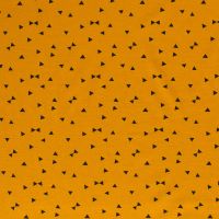 tricot katoen triangle oker geel