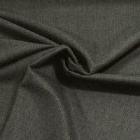 Wol flanel stretch melange moss groen