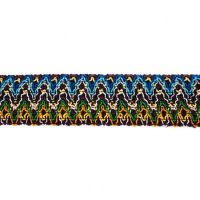50mm elastiek ibiza multi colors blauw groen