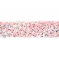 50mm geweven band zilver rose grijs ivory