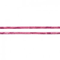 luxe leder koord slangen print  7mm fuchsia