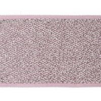40mm elastiek  rose  lurex 