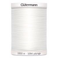 Gutermann naaigaren 1000mtr wit