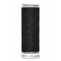 Gutermann garen zwart 200mtr