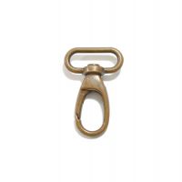 musketonhaak  brons 6cm /doorvoer 2cm