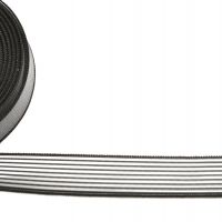 Gaas elastiek stevig 30mm zwart