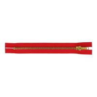 18cm rits messing rood kleur 722