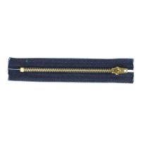 12cm rits jeans goud kleur 07010 flatlock jeans