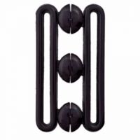 gesp polyester zwart 6.5 cm
