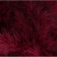Marabou verenband / imitaiebontrand /  dons  wijn rood kleur 021