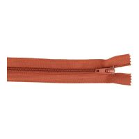 5 stuks ritsen 18cm broek / rok rits terra / brique