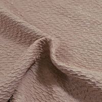 Jacquard stretch met lurex nude