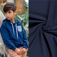 French terry kleur donker blauw 006