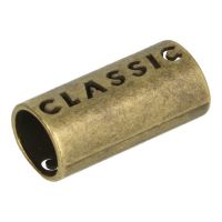 8mm Koordeinden metaal brons 