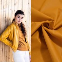 Dunne Imitatie leder stretch  oker geel LA MAISON VICTOR 