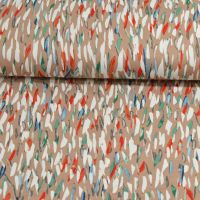 tricot viscose abstract beige