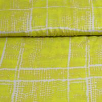 Modal /viscose  fine crepe lime  abstract