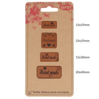 applicatie leder look handemade