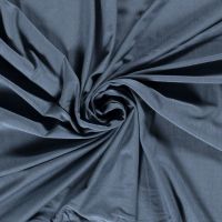 Tricot Bamboe staal blauw
