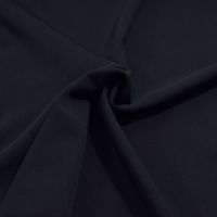 Stretch Crepe wol polyester  donker blauw