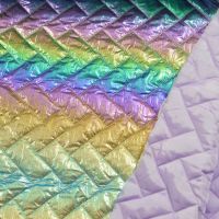 Gewatteerd rainbow dubbelface