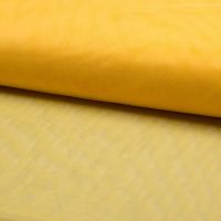 Tulle / mesh soft 155cm breed geel