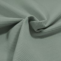 Mini Wafelstof wafeldoek donker oud mint groen kleur 126