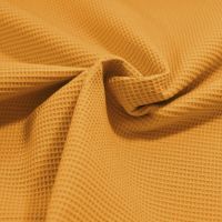 Mini Wafelstof wafeldoek oker geel  kleur 1034