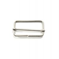 4cm schuifpassant / schuif gesp 40 mm nikkel