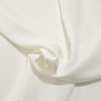 stretch micro half crepe  ivory