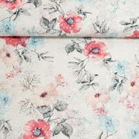 Broderie exclusieve Oostenrijkse broderie licht ivory bloemen