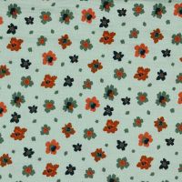 Double gauze / hydrofil katoen flowers gots  poppy 17