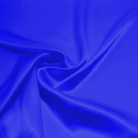 zijde satijn kobalt blauw kleur 86