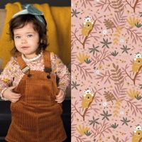 Tricot katoen koala's  oud rose  poppy 17